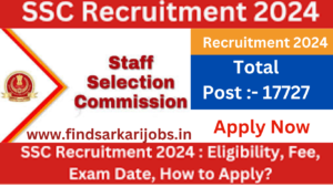 Read more about the article SSC CGL Bharti 2024 Staff Selection Commission Combine Graduate Level Examination 2024